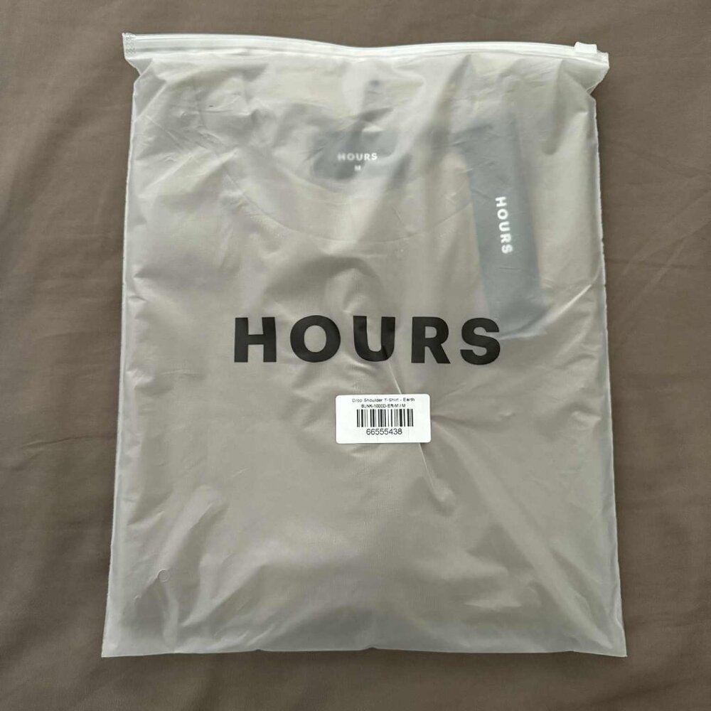 Hours Drop Shoulder T-Shirt Men's M Earth Color